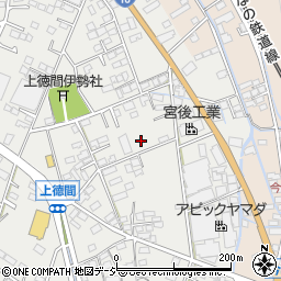 長野県千曲市上徳間周辺の地図