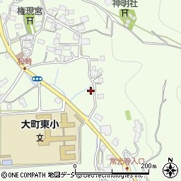 長野県大町市社松崎6607周辺の地図
