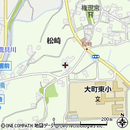 長野県大町市社松崎6567周辺の地図