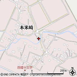 茨城県那珂市本米崎201-3周辺の地図