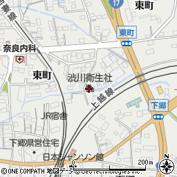 渋川浄化槽維持管理センター周辺の地図