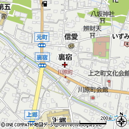 群馬県渋川市渋川裏宿2257周辺の地図