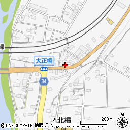 群馬県渋川市北橘町八崎210-4周辺の地図