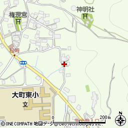 長野県大町市社松崎6697周辺の地図