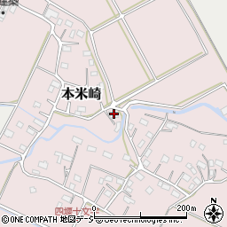 茨城県那珂市本米崎201-1周辺の地図