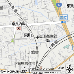 群馬県渋川市渋川東町2000周辺の地図