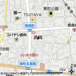 群馬県渋川市渋川周辺の地図
