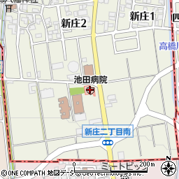 池田病院周辺の地図