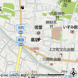 群馬県渋川市渋川裏宿周辺の地図