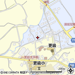 長野県千曲市須坂周辺の地図