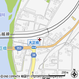 群馬県渋川市北橘町八崎216周辺の地図