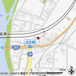 群馬県渋川市北橘町八崎216-7周辺の地図
