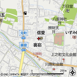 群馬県渋川市渋川裏宿2221周辺の地図