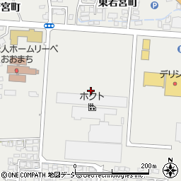 長野県大町市大町若宮町周辺の地図