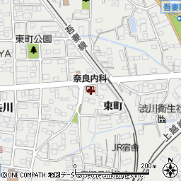 奈良内科医院周辺の地図