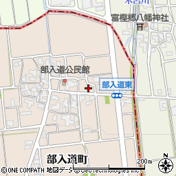 石川県白山市部入道町53周辺の地図