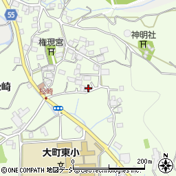 長野県大町市社松崎6531周辺の地図
