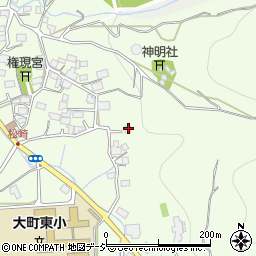 長野県大町市社松崎6594周辺の地図