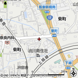 群馬県渋川市渋川東町2006周辺の地図