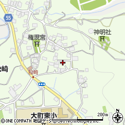 長野県大町市社松崎6530周辺の地図