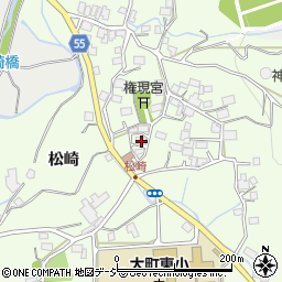 長野県大町市社松崎6516周辺の地図