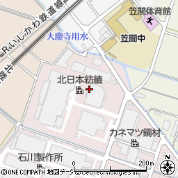 北日本紡績株式会社　労働組合周辺の地図