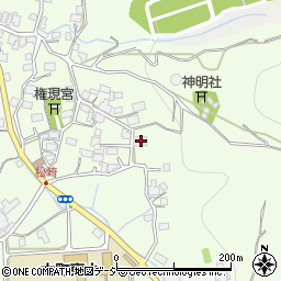 長野県大町市社松崎6527周辺の地図