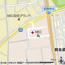 石川県白山市安養寺町1周辺の地図