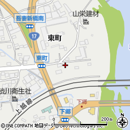 西田渋川周辺の地図