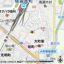 長野トヨタ　大町店周辺の地図