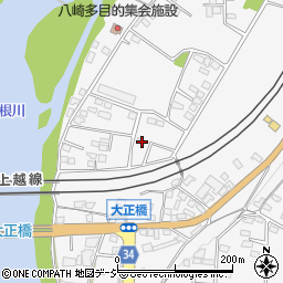 群馬県渋川市北橘町八崎204-6周辺の地図