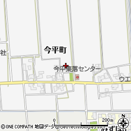 石川県白山市今平町周辺の地図
