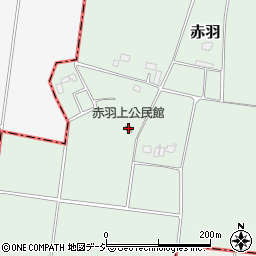 赤羽上公民館周辺の地図