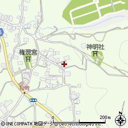 長野県大町市社松崎6469周辺の地図