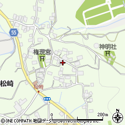 長野県大町市社松崎6472周辺の地図