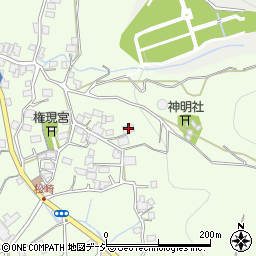 長野県大町市社松崎6466周辺の地図