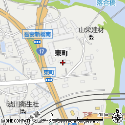 群馬県渋川市渋川東町1144周辺の地図