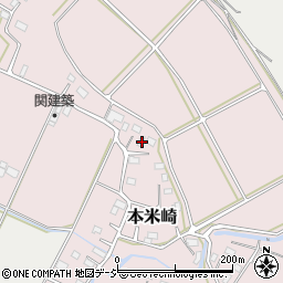 茨城県那珂市本米崎183周辺の地図