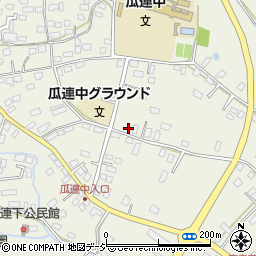 茨城県那珂市瓜連1027-3周辺の地図