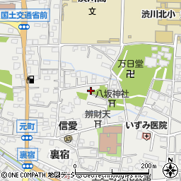 群馬県渋川市渋川元町644-2周辺の地図