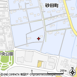 栃木県宇都宮市砂田町181-2周辺の地図
