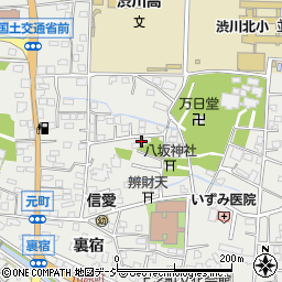 群馬県渋川市渋川元町644周辺の地図