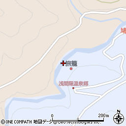 薬師温泉（浅間隠温泉郷）周辺の地図