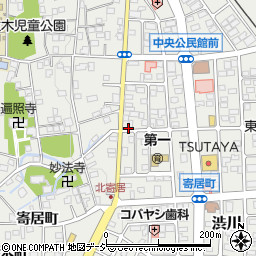 高崎渋川線周辺の地図