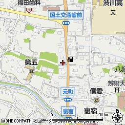 群馬県渋川市渋川元町520-1周辺の地図