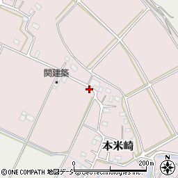 茨城県那珂市本米崎33-1周辺の地図