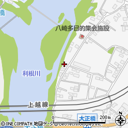 群馬県渋川市北橘町八崎249周辺の地図