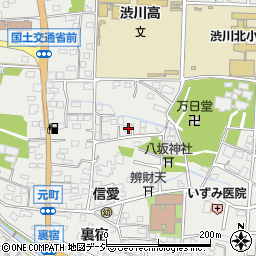 群馬県渋川市渋川元町642-7周辺の地図