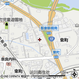 群馬県渋川市渋川東町1121周辺の地図