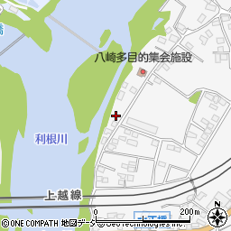 群馬県渋川市北橘町八崎249-3周辺の地図